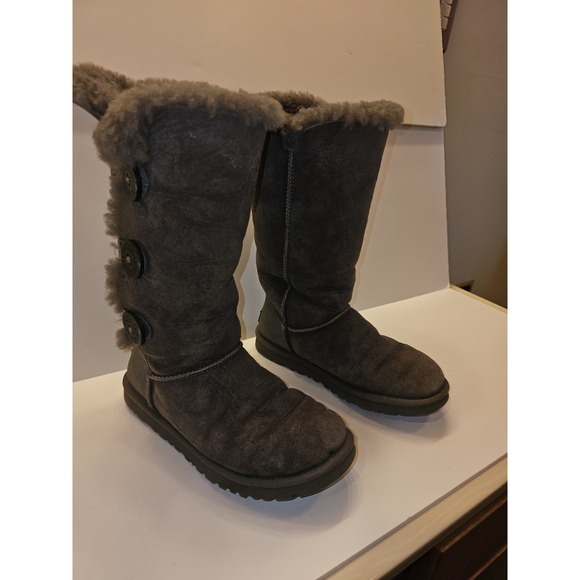 Uggs Grey Women's Tall Boots Size 6 - Picture 2 of 13